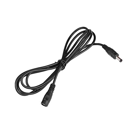 Cewaal Câble d'extension d'adaptateur de puissance de prise de DC, câble d'extension d'extension d'alimentation de DC5.5 2.1mm pour la caméra de surveillance de télévision en circuit fermé