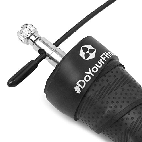 Springseil »JumpUp« ideal für Sport & Fitness – hochwertiges Drehgelenk mit Stahlseil / Speed Rope mit extra rutschfesten Griffen - 3