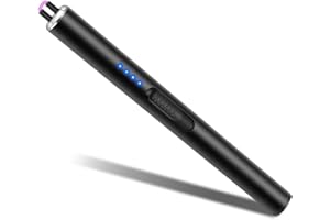 LCFUN Electric Candle Lighter USB C Rechargeable Long Reach Flameless Plasma Arc Lighter Windproof Electronic Lighter for BBQ, Fireworks, Candles, Gifts for Women