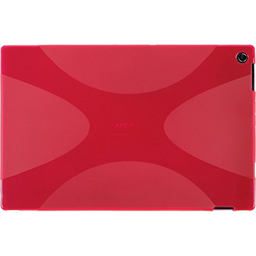 PhoneNatic - Carcasa de silicona para Sony Xperia Tablet Z  dise  o de X  color rosa
