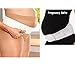 Pelvic Support Belt, Maternity Belt - Support Waist / Back / Abdomen Band, Belly Brace Velcro Attachments, White Colour - S/M
