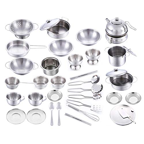 steel kitchen set for baby girl