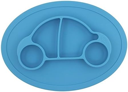 Baby's One-piece Silicone Placemat Highchair Feeding Tray High Suction Car Placemat Non Slip for Kitchen Dining Table, Dishwasher, Microwave Safe, FDA Approved BPA Free