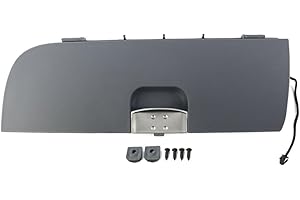 Eawfgtuw Copertura per vano portaoggetti interno auto, pannello porta coperchio vano portaoggetti, compatibile con AYGO Peugeot 107 Citroen C1 2005-2015 OEM PZ416-93403-00 grigio (LHD)