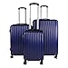 Produktbild Koffer Trolley Reisekoffer - Business Koffer - Hartschalenkoffer Kofferset M-L-XL-Set - Blau / 5 Jahre Garantie