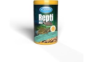 Akvaris Repti Mix – sköldpaddsfoder – 220 g/1 l vattensköldpadda foder anpassat till hälsosamma tillväxtbehov hos vattensköld