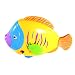 JETTINGBUY Cute Baby Kids Swimming Clockwork Fish Colorful Windup Fish Shaped Wind Up Toys