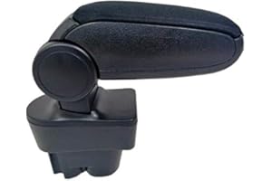 AB1 flexzon Car Armrest Arm Rest + Assembly Set Black Textile 207 For