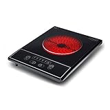 Vitrocerámica placa superior Linke Hi-Light portátil Cocina de inducción Estufa Estufa eléctrica Key Ring + AC220v Individual Egh-372