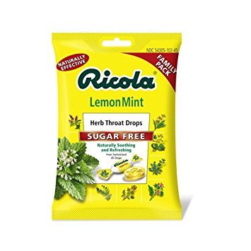 Preisvergleich Produktbild Ricola Sugar Free Drops - Lemon Mint - Case of 12 - by Ricola