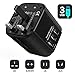 Produktbild Reiseadapter Weltweit Universal Reisestecker Steckdosenadapter - Elektro Adapter mit 3 USB und AC Steckdose, Internationaler Strom Adapter für 150+ Ländern USA European Australien Neuseeland Israel
