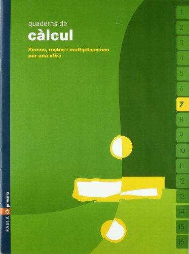 Quadern calcul 7