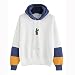 Produktbild Hirolan Mode Damen Lange Hülse Kaktus Drucken Kapuzenpullover Sweatshirt Mit Kapuze Zur Seite fahren Tops Bluse Baumwolle Mischung (Blau, L)