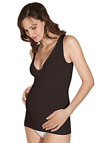 RelaxMaternity 5720 (Black, XXL) nursing cotton camisole feeding tank breast support vest