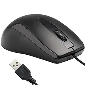 (Renewed) Zebronics Zeb-Alex Wired USB Optical Mouse with 3 Buttons