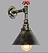 Produktbild LI JING SHOP - Loft Iron Art Korridor Wasser Rohr Wandleuchte für Cafe Bar Persönlichkeit Dekorative Wandleuchte E 27 Lichtquelle Größe 23X28X19 cm