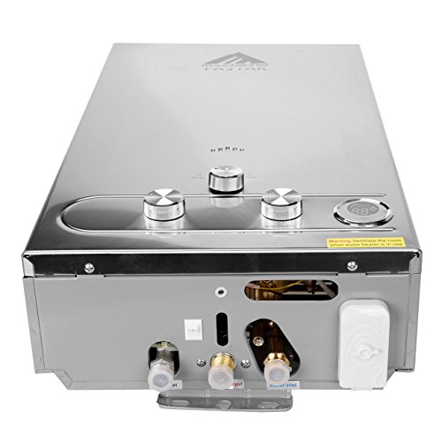 Ridgeyard 12L LPG Propan Gas Tankless Instant Heißwasserbereiter mit Duschkopf - 5