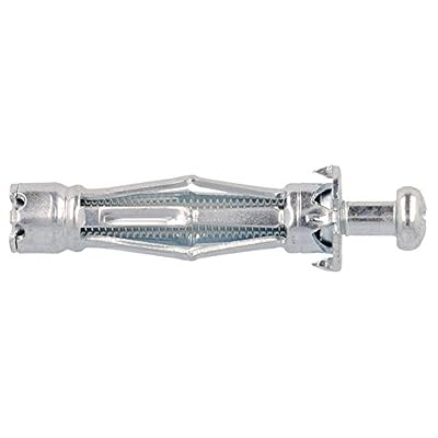 Molly M16010-XJ Chevilles métalliques à expansion avec vis M5 Ø 5 x 36 mm, Gris, Set de 16 Pièces