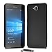 Price comparison product image Black Armour Slim Hard Case Shell Cover For Microsoft Lumia 650 + Screen Protector + Stylus