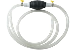 Orgrul Aspirapolvere liquido multifunzione, pompa a mano, pompa a mano, pompa diesel, pompa per auto, pompa di aspirazione con tubo e clip in metallo, pompa per sifone a mano, per benzina, acqua,