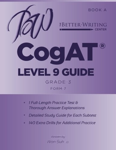 CogAT Level 9 (Grade 3) Guide: Book A