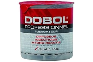 dobol Fumigène insecticide afards, puces, mites, araignées, punaises,mouches, moustique (fumigateur 20g)