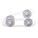 Dreambaby Mini Multi-purpose Latch (Pack Of 2, Transparent)