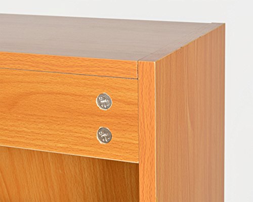 ts-ideen Schuhschrank Schuhaufbewahrung Regal Schuhkipper Holz-Farben Flur Diele Standregal Schuhregal 3 Fächer 104 x 60 cm - 6