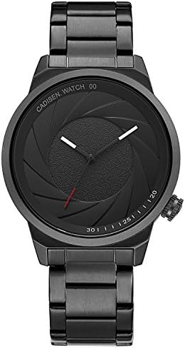 CADISEN Women's Fashion Watch Japanese Quartz Water Resistant / Water Proof Casual Watch Stainless Steel Band Fashion Cool Black