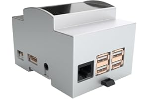 ITALTRONIC Contenitore plastico per Scheda Embedded tipo RASPBERRY PI 3 B/B+ con fissaggio su guida DIN o parete