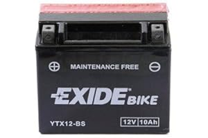 EXIDE TECHNOLOGIES Exide/Fulmen YTX12-BS Batterie de moto - avec Acide