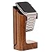Produktbild Alienwork Ladestation für Apple Watch 38mm/42mm Ladedock Stand Halter Halterung Dock massive Naturholz handgefertigt Holz gelb SD10-01