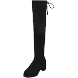 Marypaz, Bota Mosquetera Tacón Medio para Mujer Negro 37 EU : Amazon.es:  Zapatos y complementos