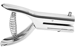 ROADTIME Perforatore Foro Singolo, Mano Portatile Hole Punch, Perforatrice Profonda da 2 pollic, per Foto di Badge in Plastica Cartone Plastica Carte Carta (1/8 "-3 mm)