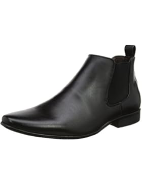 New Look Herren Pu Workwear Chelsea Boots