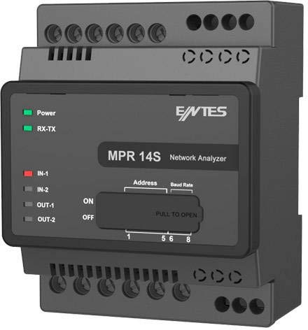 ENTES Digitales Hutschienenmessgerät MPR-14S-M3609 MPR-14S M3609 Hutschienen Multimeter sin Anzeig