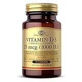 Solgar Vitamin D3 (cholecalciferol) 1000 Iu (25 µg) Tablets - Pack Of 90 - Support A Healthy Immune System - Stronger Teeth And Bones - Vegan And Gluten Free