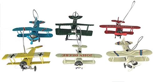 Zenness Mini Hanging Plane Model 6 Pieces Set Aircraft Collectors & Kids Room Decoration