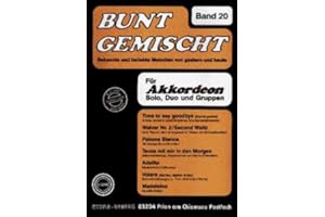 Verlag Ecora BUNT GEMISCHT 20 - arrangiert für Akkordeon - (für EIN bis Zwei Instrumente) [Noten/Sheetmusic]