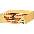 Milk Chocolate candy 100 gram (Pack of 20)| Chocolate bar With Honey and Almond Nougat(Pack of 20x100g)