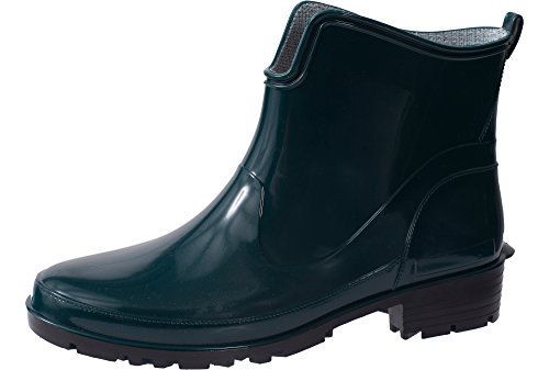 Ladeheid Botines de Agua en PVC Mujer LA-930 (Verde Oscuro, 38 EU)