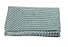 Produktbild David Fussenegger Deco Plaid linear Baumwoll-Mischgewebe Flaschengrün 200 x 130 cm