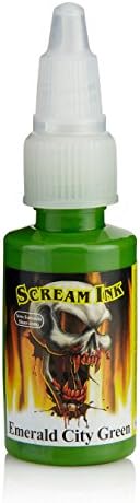 Scream 2 Tattoo Ink - Emerald City Green - 1oz/30ml - New Formula - Permanent Tattoo Ink