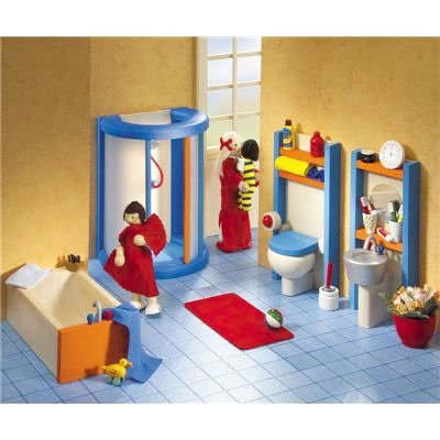 Preisvergleich Produktbild Selecta 4364 - Ambiente Badezimmer Puppenhausmöbel