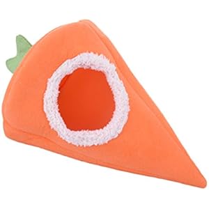 UEETEK Hängematte warme Höhle für Hamster/ Mäuse/ Kleines Haustier Größe S (Orange)