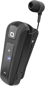 SBS Auricolare Bluetooth con Clip e Filo avvolgibile, Tecnologia multipoint  per collegare 2 dispositivi contemporaneamente, Tempo Chiamata Fino a 7  Ore, Nero : Amazon.it: Elettronica