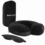 ✔ ALTA TECNOLOGÍA: El interior de la almohada de soporte para el cuello consiste en una refrescante capa de gel con soporte de una base de espuma viscoelástica comprimida. Este collarin cervical de viaje con memoria se adapta óptimamente a la anatomía de tu cuello y evitata una postura perjudicial y dolorosa al sentarse. La espuma con memoria vuelve a su forma original después de su uso.