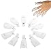Produktbild Tonsee 10PC Kunststoff Nagel Kunst Soak Off Cap Clip UV Gel Polish Remover Wrap Werkzeug (Rosa)