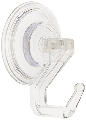 InterDesign 18130EU Power Lock Saughaken-Set, durchsichtig, 6 Stück - 2