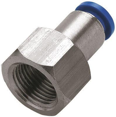 KELMO - 4MM X 1/8" NPT FEMALE STUD - Female Thread, NPT (NPT Push-in Fittings, Metric) - PACK SIZE: 1x5